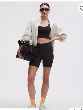 lululemon athletica Black High-Rise Bike Shorts